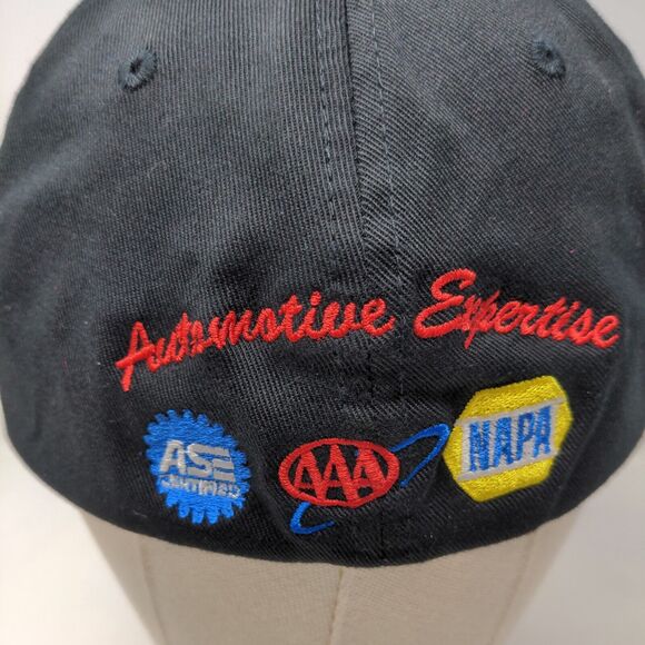 FlexFit Men's Fitted Hat Black Size L/XL Long Hill NAPA ASA AAA Auto Service Cap - Picture 9 of 12